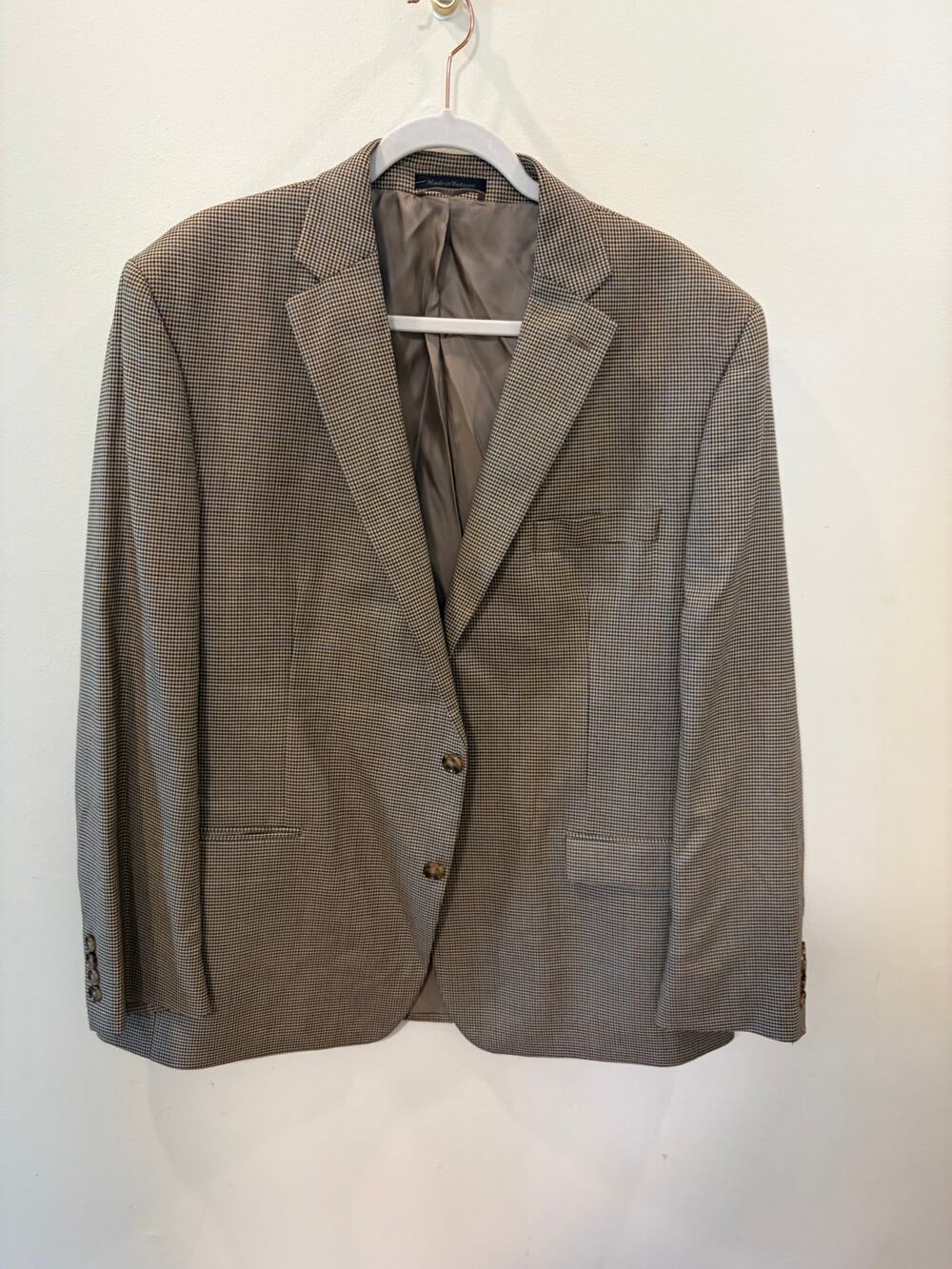 Lauren Ralph Lauren Sport Jacket | 40 | Tan Houndstooth 🧥